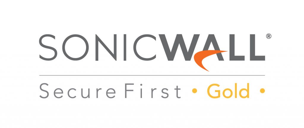 Logo of SonicWALL gold partner, an NCS partnership.