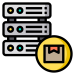 Icon for Hardware & Integration services of a stack of server switches